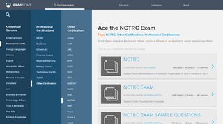 
                            12. NCTRC Exam Prep Flashcards | Brainscape