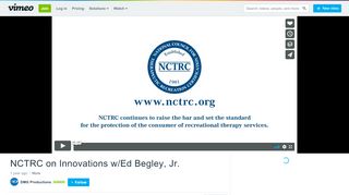 
                            10. NCTRC on Innovations w/Ed Begley, Jr. on Vimeo