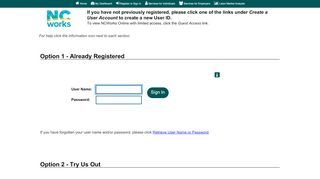 
                            9. NCWorks Online - Login