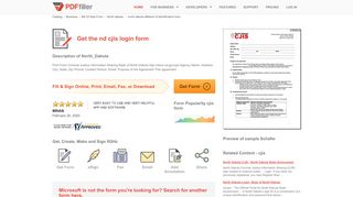 
                            13. Nd Cjis Login - Fill Online, Printable, Fillable, Blank | PDFfiller