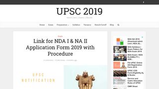 
                            7. NDA Application Form-NDA (1) 2019 Apply Here | UPSC 2018