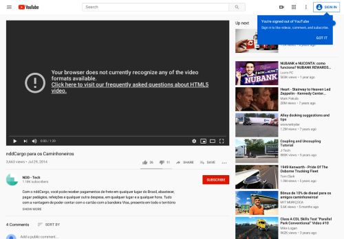 
                            2. nddCargo para os Caminhoneiros - YouTube