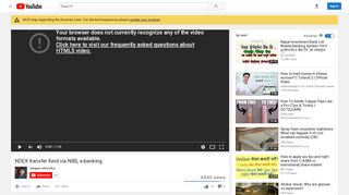 
                            9. NDEX transfer fund via NIBL e-banking - YouTube