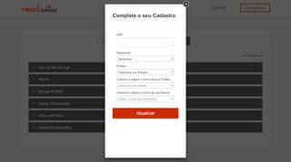 
                            2. NEaD: Categorias de Cursos - Profs - SOMOS Educação