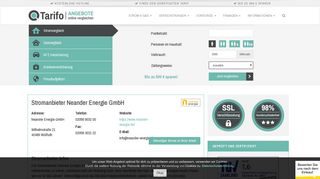 
                            5. Neander Energie Strom: Stromtarife vom Stromanbieter Neander ...