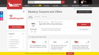 
                            2. Nearbuy Coupons & Offers | Upto 80% OFF | Extra 7% CD Cashback