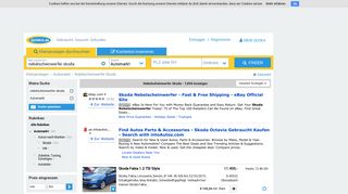 
                            11. Nebelscheinwerfer Skoda - Automarkt - Gebrauchtwagen kaufen ...