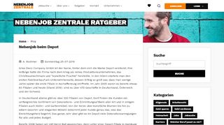 
                            11. Nebenjob im Depot | NEBENJOB-ZENTRALE