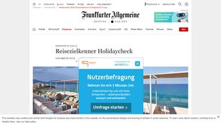 
                            13. Nebenwerte 2018: Reisezielkenner Holidaycheck Group - FAZ