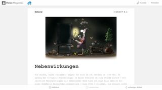 
                            10. Nebenwirkungen | c't | Heise Magazine