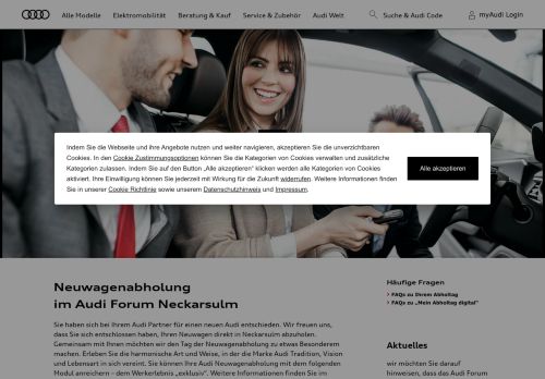 
                            4. Neckarsulm > Neuwagenabholung > Audi Deutschland