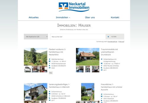 
                            10. Neckartal Immobilien GmbH : Immobilien: Häuser