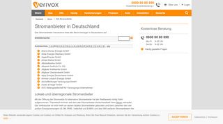 
                            10. Neckermann Strom: Strompreise im Überblick - Verivox