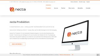
                            4. necta-Produktion - necta Group