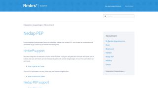 
                            11. Nedap PEP – Nmbrs® Payroll NL