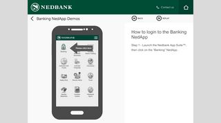 
                            4. Nedbank App Suite - Banking NedApp - How to login