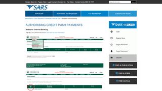 
                            12. Nedbank Internet Banking - Sars