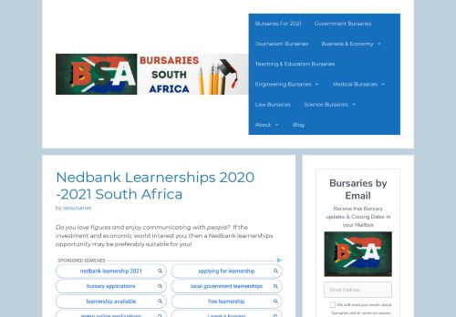 
                            12. Nedbank Learnerships 2019 - 2020 South Africa Learnerships in SA