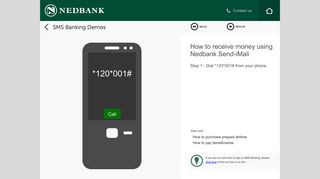 
                            10. Nedbank SMS Banking - How to receive money using Nedbank Send ...