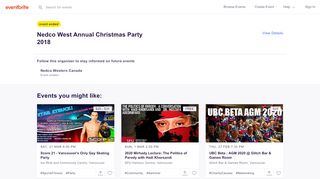
                            13. Nedco West Annual Christmas Party 2018 Tickets, Fri, 7 Dec 2018 at 6 ...