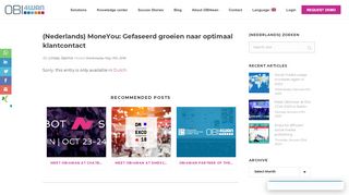 
                            11. (Nederlands) MoneYou: Gefaseerd groeien naar optimaal klantcontact ...