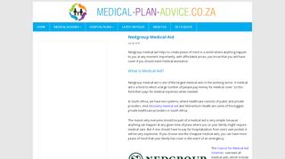 
                            7. Nedgroup Medical Aid is for Nedgroup Employees Only
