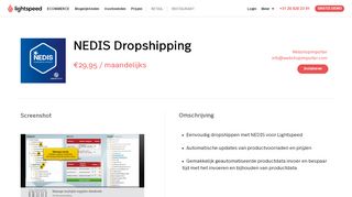 
                            6. NEDIS Dropshipping | Apps - Lightspeed