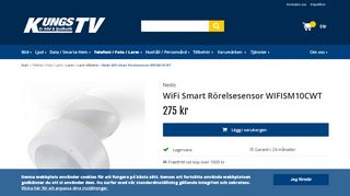 
                            13. Nedis WiFi Smart Rörelsesensor WIFISM10CWT - kungstv