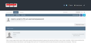 
                            1. need a script to fill out username/password - Ask for Help ...