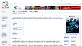 
                            10. Need for Speed (2015 video game) - Wikipedia