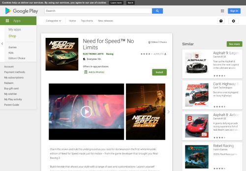 
                            12. Need for Speed™ No Limits - Apps on Google Play