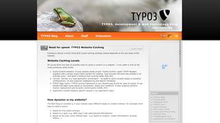 
                            4. Need for speed: TYPO3 Website-Caching