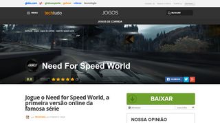 
                            6. Need For Speed World | Jogos | Download | TechTudo