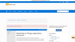 
                            10. Need help on HP gas registration processes. - India Study Channel