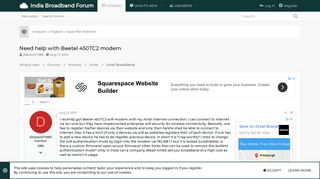 
                            11. Need help with Beetel 450TC2 modem | Airtel Broadband | India ...
