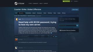 
                            11. Need help with RCON password, trying to host my own server ...