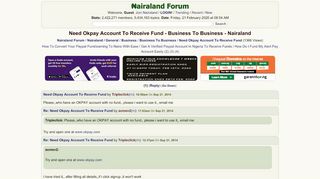 
                            11. Need Okpay Account To Receive Fund - Business To Business ...