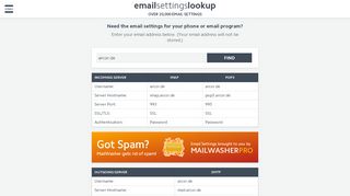 
                            10. Need the email settings for your phone or email program? - Free email ...