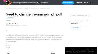 
                            2. Need to change username in git pull – IDEs Support (IntelliJ Platform ...
