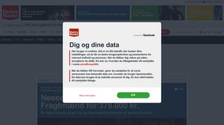 
                            10. Neeeeej! Her smadrer Danske Fragtmænd for 375.000 kr. – Ekstra ...