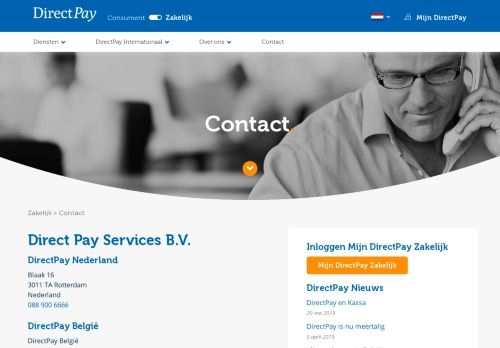 
                            4. Neem contact op met DirectPay | DirectPay