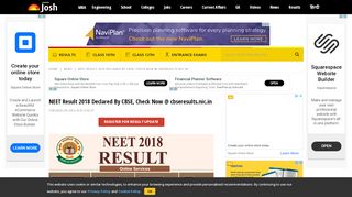 
                            10. NEET Result 2018 Declared By CBSE, Check Now @ cbseresults.nic.in