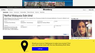 
                            9. Nefful Malaysia Sdn bhd: Company Profile - Bloomberg