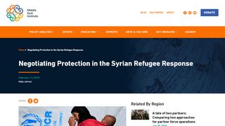 
                            11. Negotiating Protection in the Syrian Refugee Response | ...