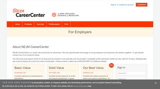 
                            7. NEJM CareerCenter | Employer Services