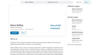 
                            8. Nelson Staffing | LinkedIn