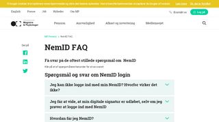 
                            7. NemID FAQ - MP Pension