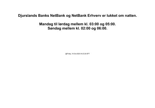 
                            6. NemID selvbetjening - Djurslands Banks NetBank