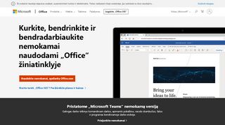 
                            1. Nemokama „Microsoft Office Online“, „Word“, „Excel“, „Powerpoint“