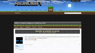 
                            4. Nemůžu se připojit na server | Majncraft.cz fórum